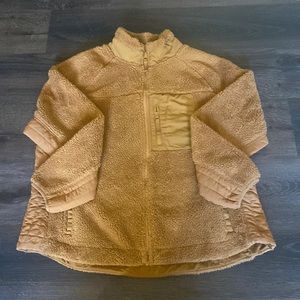 Full zip teddy jacket